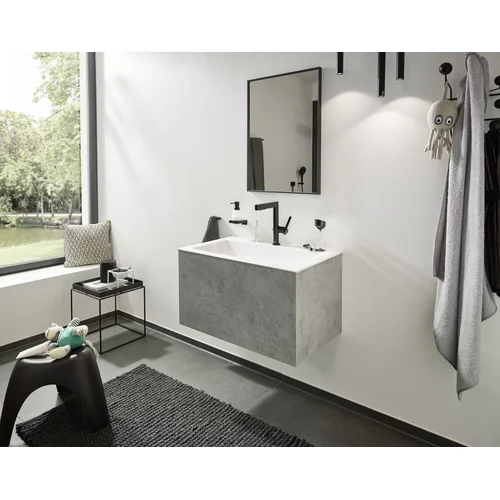 Hansgrohe Finoris 76063670 Praustuvo maišytuvas, Juodas matinis image 2