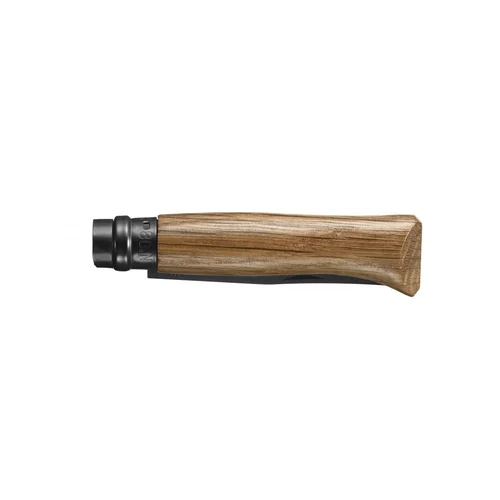 Opinel peilis Nr.8 juodais ašmenimis ir ąžuoline rankena Black Oak image 2