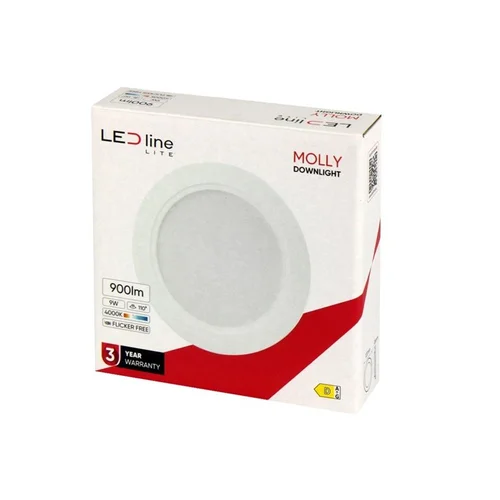 LED Line MOLLY Įleidžiamas šviestuvas 9W 4000K image 3