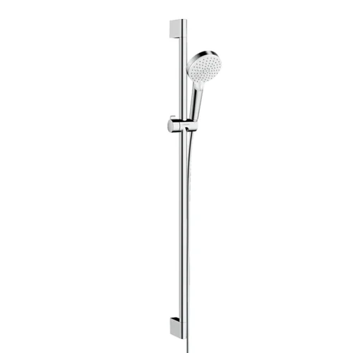 Hansgrohe Crometta 100 Vario EcoSmart 90 cm chromas/balta dušo komplektas image 1