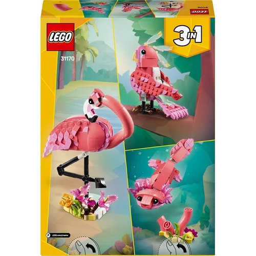 LEGO® Creator 3in1 Laukiniai gyvūnai: rožinis flamingas image 2