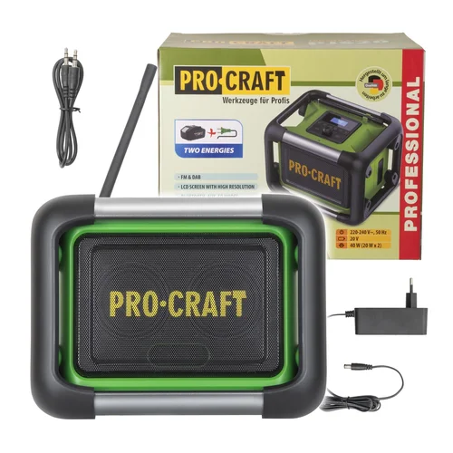 ProCraft PJS20bb radijo imtuvas, 20V image 1