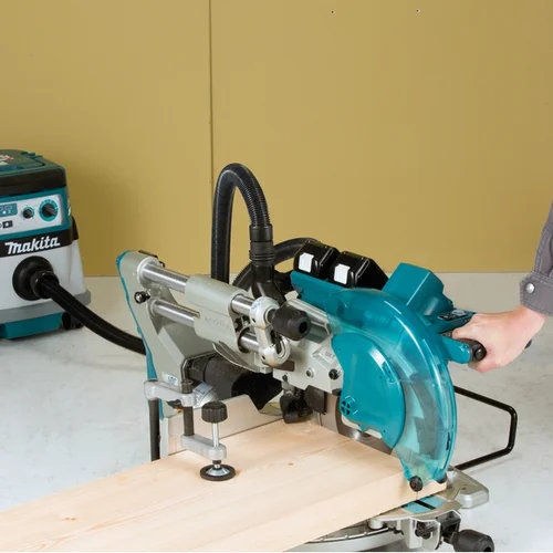 Akumuliatorinės pjovimo staklės Makita DLS111ZU, 2x18 V, 260 mm image 3