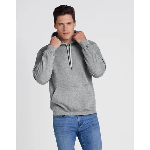 Džemperis Gildan SF500 su gobtuvu – 3XL, Balta image 3