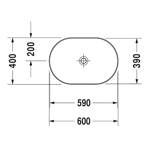 Duravit Luv praustuvas 600 x 400 0379600000 image 2