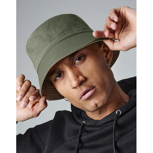 Beechfield B686 kepurė - L/XL, Juoda/Šviesiai pilka image 2