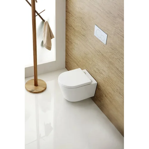 Brevis Rimfree SAT Pakabinamas WC su lėtai nusileidžiančiu dangčiu image 2