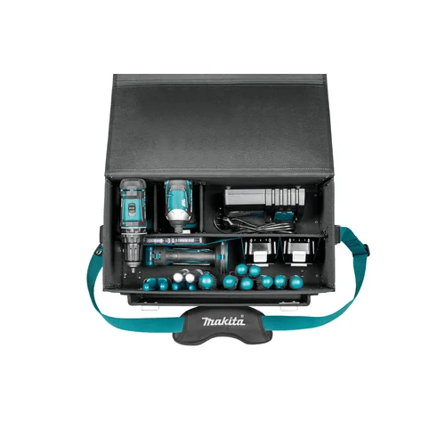 Makita E-15394 papildomai sutvirtintas įrankių krepšys su reguliuojamais skyriais image 2