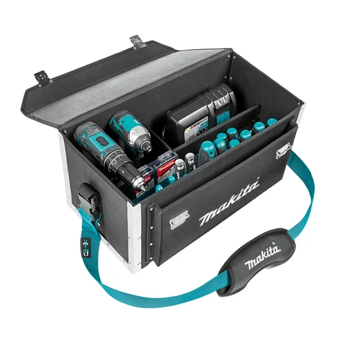 Makita E-15394 papildomai sutvirtintas įrankių krepšys su reguliuojamais skyriais image 3