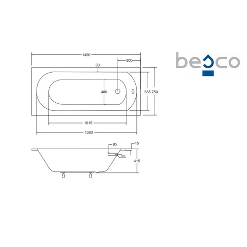 Vonia Besco INTRICA SLIM 150, WAIN-150-SL image 3