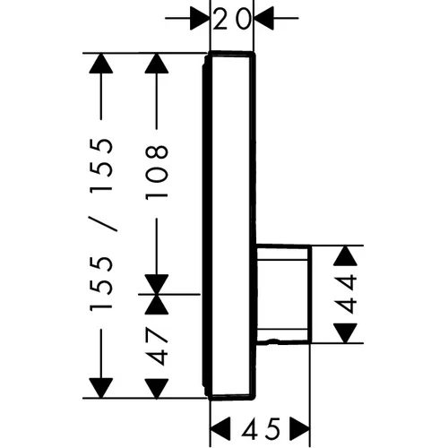 Hansgrohe ShowerSelect 15768000 potinkinis maišytuvas image 2