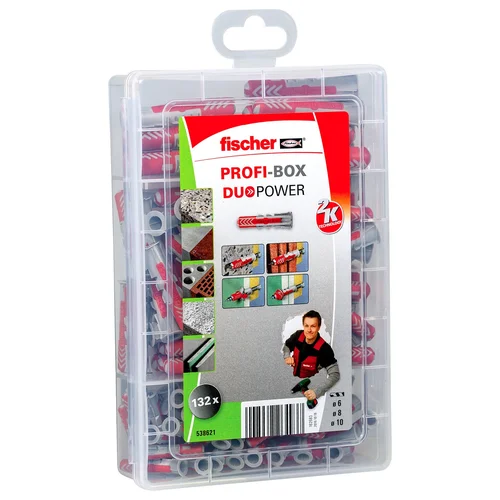 Fischer DuoPower kaiščių rinkinys Profi-Box 132 vnt. image 1