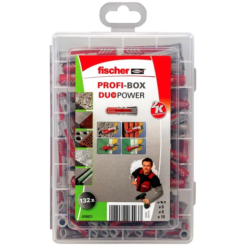 Fischer DuoPower kaiščių rinkinys Profi-Box 132 vnt. image 3