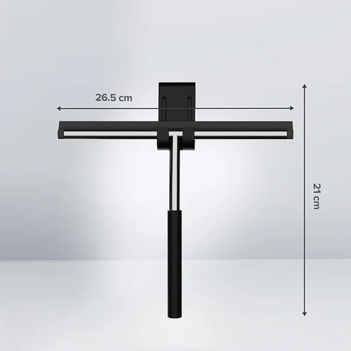 OVIMAR Dušo valytuvas 26 cm, Juodas image 3