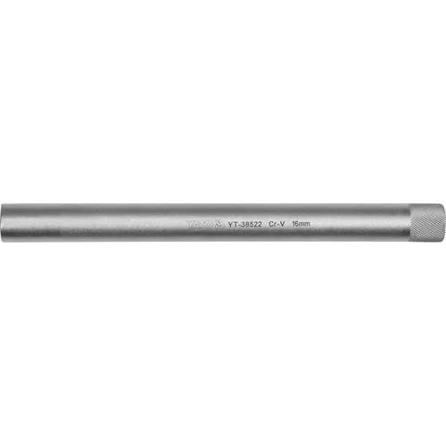 YATO prailginta galvutė žvakei 3/8" 16mm plonasienė 12-kampė image 3