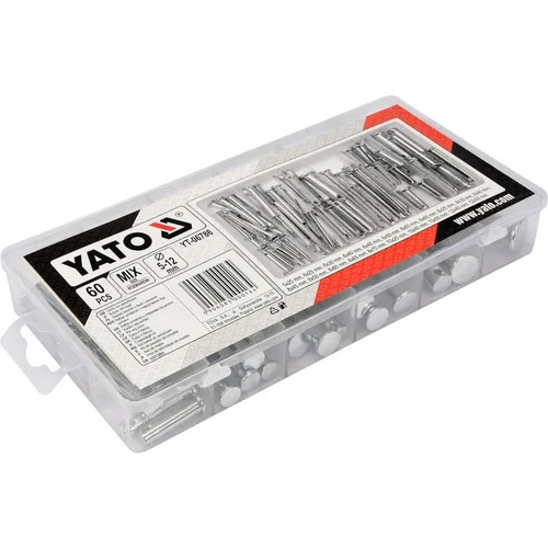 YATO Kaiščių su galvute rinkinys (60 vnt) image 3