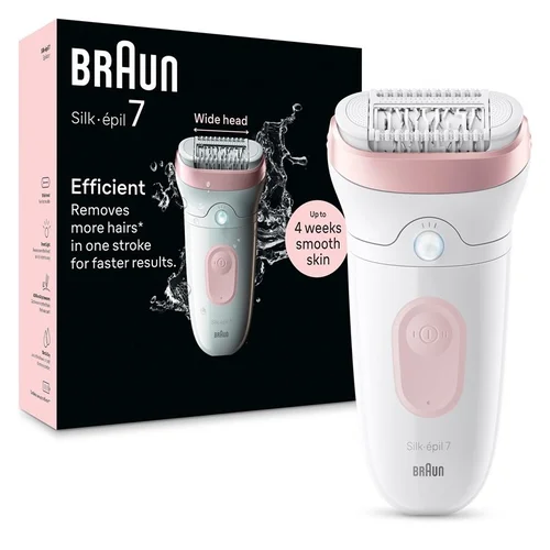 Braun Silk•épil 7 SE7-000 Baltas epiliatorius image 2