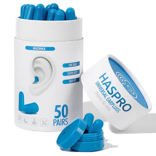 HASPRO TUBE50 BLUE ausų kištukai, 50 porų, EPUF5053 image 3