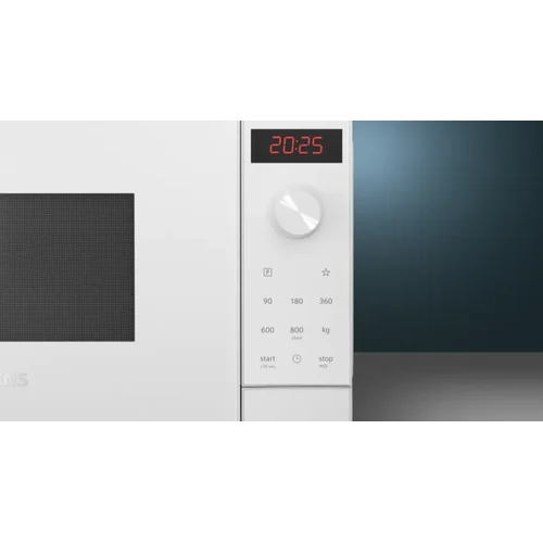 Siemens FF023LMW0 mikrobangų krosnelė 21 l balta image 2