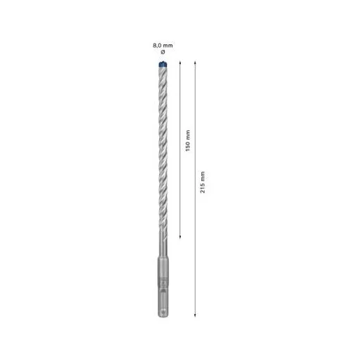Bosch SDS-plus grąžtas betonui 8x150x215 mm image 3