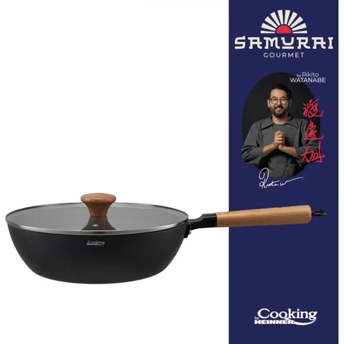 HEINNER WOK keptuvė su dangčiu HR-SNT-WC28, 28x8 cm image 1