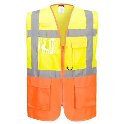 PORTWEST S376 vadovo liemenė 4XL, Geltona/Oranžinė image 3