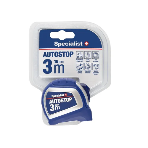 Specialist+ AUTOSTOP ruletė 3 m, 16 mm image 2