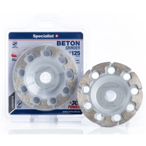 Deimantinė betono šlifavimo lėkštė SPECIALIST+, 125 x 22 mm image 3