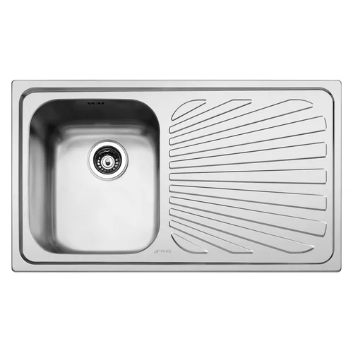 Virtuvės plautuvė Smeg SP861D metalinė, 1 dubuo, 223x860x500 mm image 1