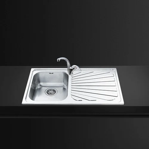 Virtuvės plautuvė Smeg SP861D metalinė, 1 dubuo, 223x860x500 mm image 2