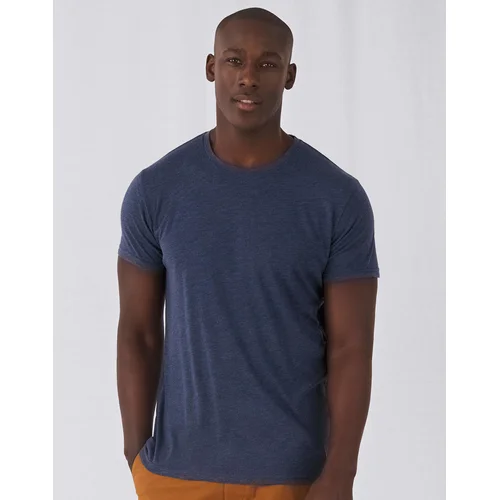 B&C TM055 vyriški marškinėliai trumpomis rankovėmis - M, Heather Navy image 3