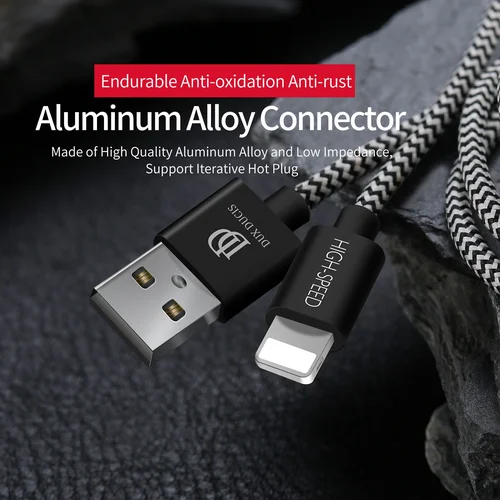 Dux Ducis K-ONE Lightning Greito įkrovimo USB kabelis 2.0m image 2