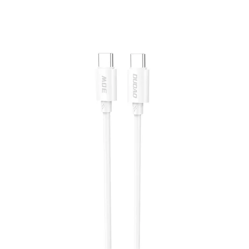 Dudao L4C USB-C į USB-C kabelis 30W 1,2 m Baltas image 1