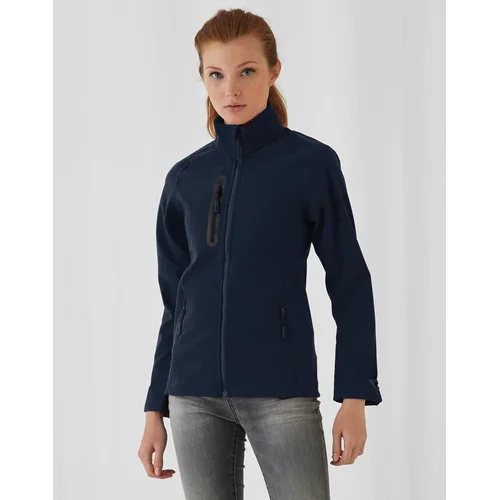B&C JW938 Softshell striukė Moteriška įliemenuota XS Deep Red image 2