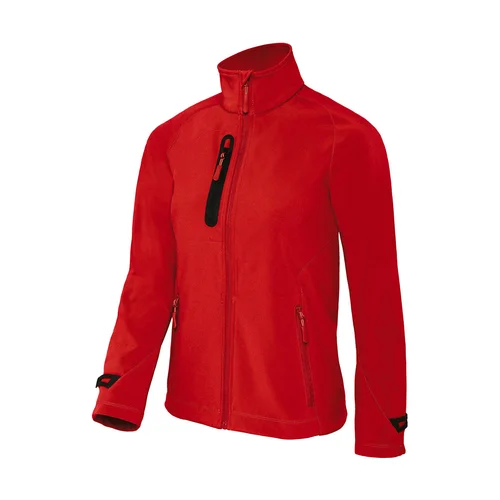 B&C JW938 Softshell striukė Moteriška įliemenuota XS Deep Red image 3