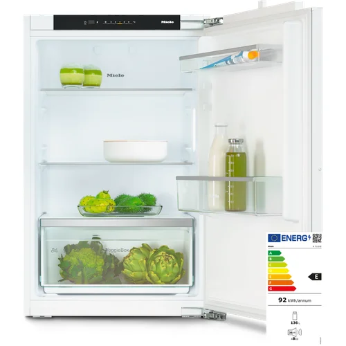 Miele K 7115 E įmontuojamas šaldytuvas, plotis 54 cm, Balta image 1