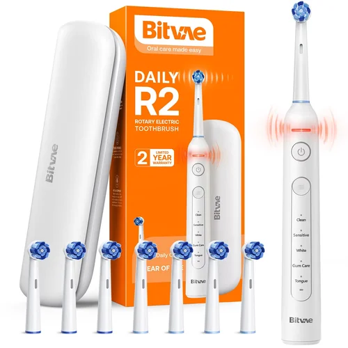 Bitvae R2 Elektrinis dantų šepetėlis Baltas image 1