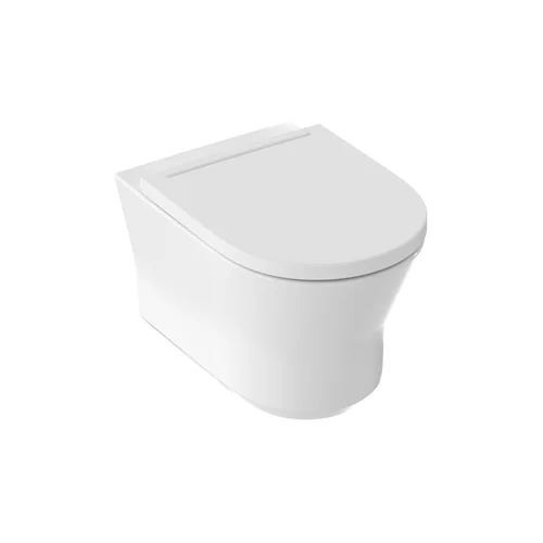 Ypsilon W WC unitazo dangtis, Baltas, 36.8×44.6×4.1 cm, Plastikas image 2
