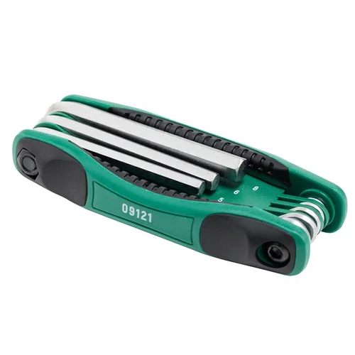 SATA Sulankstomų šešiakampių raktų rinkinys 8vnt. (1.5-8 mm) image 1