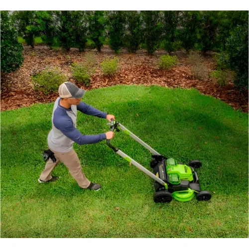 Greenworks GD60LM61K4X 60V 61 cm dviejų peilių image 3