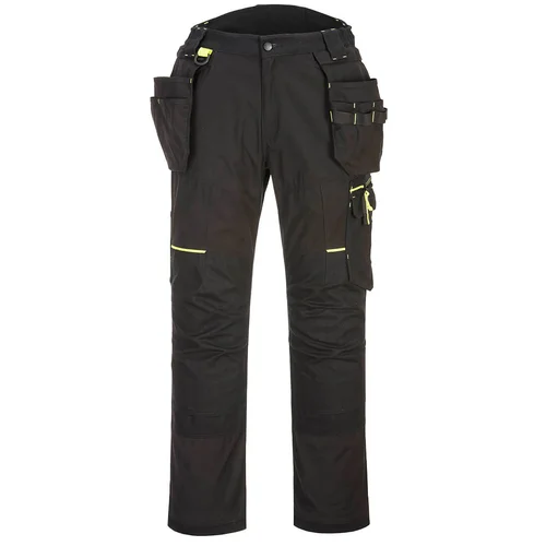 Portwest T706 Tamprios darbo kelnės 42, Juoda image 2