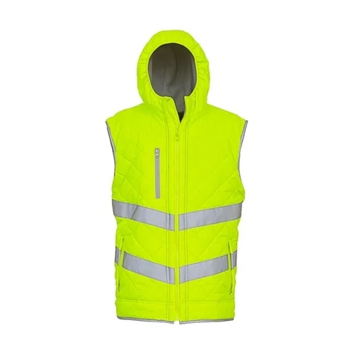 YOKO HV007 Liemenė su gobtuvu, Fluo Yellow, M image 3