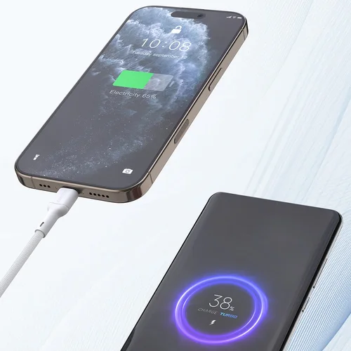 Dudao L9X USB-C į Lightning kabelis 30W 1,0 m Baltas image 2