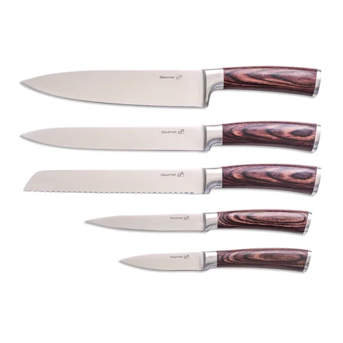 G21 Gourmet Steely 60022164 Peilių rinkinys, 5 vnt image 3