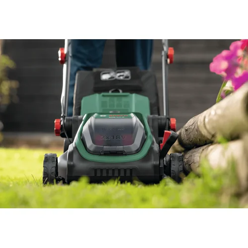 Bosch ROTAK18V2-38 Akumuliatorinė vejapjovė, 2x4Ah, 06008B9M00 image 3