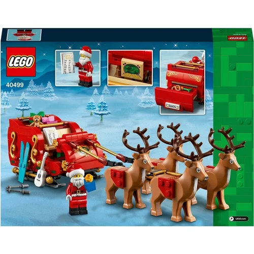 LEGO® Iconic Kalėdų Senelio Rogės 40499 image 2