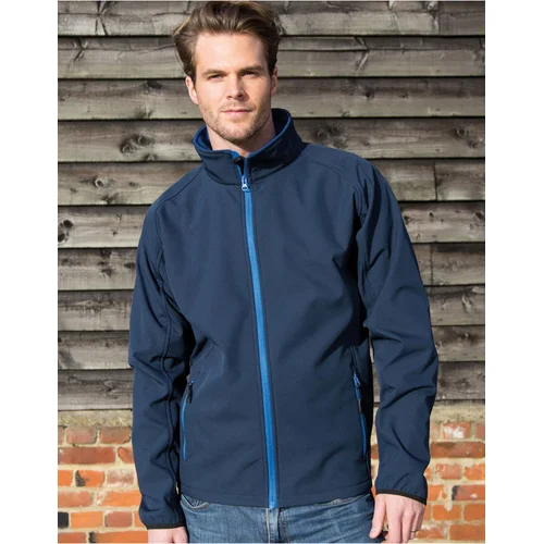 Softshell R231M striukė nuo vėjo ir lietaus - S, Vivid Green/Black image 2
