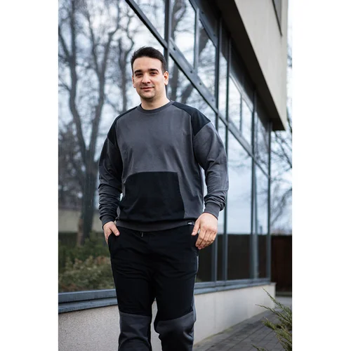 COMFORT sportinės kelnės, pilkos/juodos spalvos, XXL dydis image 3