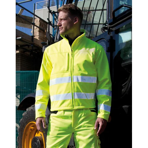 Gero matomumo Result R117X Softshell darbo striukė (M, Fluorescent Orange) image 2