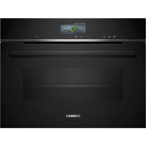 Siemens CS736G1B1 įmontuojama garinė orkaitė 49 L 60 cm Juoda image 1